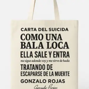 Totebag Gonzalo Rojas