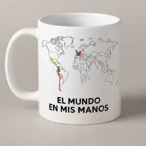 Taza El mundo en tus manos