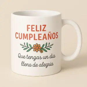 Taza con Diseño de Cumpleaños